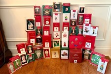 Huge Lot of 45 Hallmark Keepsake Ornaments from the 1990s and 2000s with Boxes picture