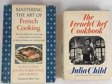 Julia Child Cookbook Set of 2 Mastering Art Of French Cooking The French Chef picture