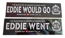 Eddie Would Go STICKER Set BOGO Vintage Surf Sticker EDDIE GO DECAL 2009 Ripcurl picture