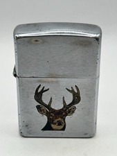 Vintage 1992 Zippo Lighter Souvenir Series Red Deer Whitetail Buck (2002 Insert) picture