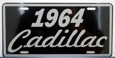1964 64 CADDY METAL LICENSE PLATE FITS CADILLAC ELDORADO COUPE DEVILLE FLEETWOOD picture