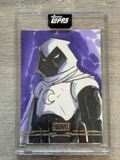 2026 Topps Marvel Mint Moon Knight 1/1 Original Sketch Encased picture