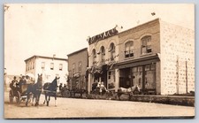 Street Scene Birtle Manitoba Canada Ridgway Teas c1910 Real Photo RPPC picture