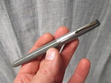 Vintage Parker 51 Vacumatic Sterling Silver Fountain Pen picture