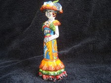Talavera, Catrina, Day of Dead by Mexican Artist Gerardo Garcia, decor picture