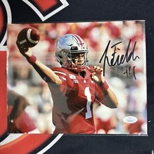 Justin Fields Signed 8x10 Photo Ohio State Chicago Bears Autographed JSA COA picture