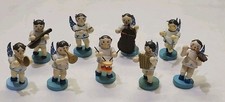 Vintage German Wooden Angels Erzgebirge Engel Hand Painted  picture