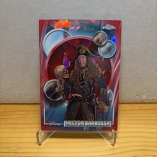 2026 Topps Chrome Disney Pirates of the Caribbean Hector Barbossa #16 Red /5 picture