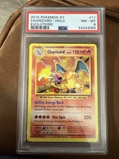2016 Pokémon Evolutions Charizard Holo 11/108 PSA 8 Cert 54343064 picture
