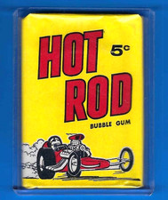Vintage 1965 TOPPS HOT ROD DONRUSS 1 UNOPENED WAX PACK- NM to MINT picture