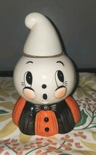 NWT Whimsical Johanna Parker Halloween Gus Ghost Cookie Jar 2026 Transpac picture
