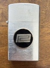 VINTAGE CREST-CRAFT SLIM LIGHTER ADVERTISING PENN CENTRAL RAILROAD picture