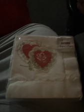 VINTAGE NOS VALENTINES DAY PAPER NAPKINS picture