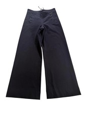Vintage WWII US Navy Naval Clothing Factory Wool Sailor Pants Blue Bell Bottom picture