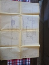 Vintage Late 1960s J.J. Hope Blueprints Coronado CA Admiral Duncan MCM House picture