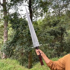 Cinquedea sword Inspired Hand forged Italian Sword from Renaissance era, 23-inch picture