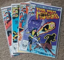 THE NEW MUTANTS #1,2,3,4 Set - VG - Signed Bob McLeod & Chris Claremont 1983 picture