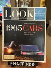 LL1 1966 CARS PREVIEW Oct 6 1964 LOOK Magazine FORD CHEVY CADILLAC picture