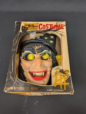 Vintage Ben Cooper Spook Town Witch Halloween Costume Mask Box Large 12-14 picture