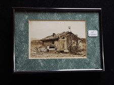 VINTAGE NATIVE AMERICAN PHOTOGRAPH POST CARD, 1942 ALASKA HOME SB-1026*09334 picture