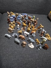 Vintage Wade Whimsies Figurines Huge 56 Pc Lot Red Rose Tea Animals Circus... picture