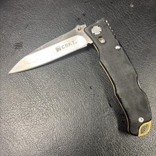 CRKT 7264 Bandera - Lake Design Brass Lined G-10 2.75