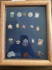 Lot Of 18 Vintage Soviet Russian Enamel Pin Communist Stalin USSR 1960's 1970's picture