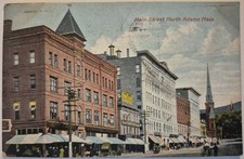Vintage Postcard Main Street North Adams Massachusetts AA128 picture