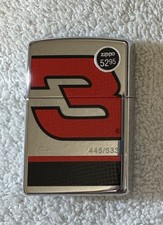 Zippo Lighter Dale Earnhardt Quicksilver 445/533 Chrome 2005 - ZM1129 - New picture