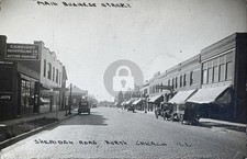 P.L. Huckins Sheridan Road North Chicago IL Illinois RPPC Photo Postcard COPY picture