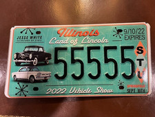 Illinois License Plate - 2022 Vehicle Show picture