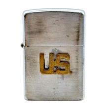 Zippo 1946-1947 - Regular - US Emblem Pat. 2032695 Vintage Windproof Lighter picture