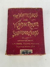 Antique The White pass & Yukon route playing cards 1900 S.M. Irwin Seattle WA RR picture