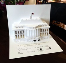 Signed by the Artist - 2013 Official Obama White House Pop-up Christmas Card  picture