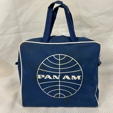 VINTAGE 1960-70's PAN AM Airline Attendant Small Carry On Travel Bag picture