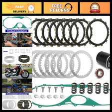 Clutch Friction & Steel Plates with Cover Gasket Kit for Kawasaki Vulcan 900 800 picture