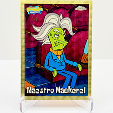 2025 Topps Chrome SpongeBob SquarePants #192 Maestro Mackerel Superfractor 1/1 picture