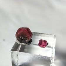 Gem Rare Red Beryl Bixbite Thomas Range  Crystal Ruby Violet Claim Utah Cut picture