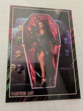Vampires Lust 1995 Promo Card - The Queen Vampire Among her Prize Trophies picture