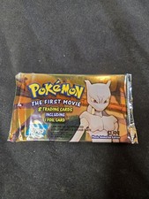 1999 Topps Pokémon The First Movie Animation Edition Sealed Pack 8 Cards + Foil picture