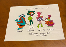 Vintage 1969 Hanna Barbera Cattanooga Cats 49 Series Comparative Lineup Sheet picture