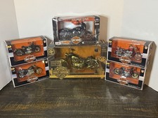 Lot Of Harley-Davidson 2002 Fat Boy 1/10 Scale 1/18 1/12 Ertl Maisto picture