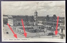 Vintage RPPC Kodak PostCard Remedios Cuba  Marti Park Real Photo picture