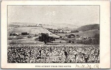Millville Pennsylvania PA, 1908 Pine Summit From South, Farms, Vintage Postcard picture