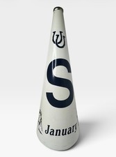 Vintage Cheerleading Megaphone Cone – “S” January – Retro Spirit Squad Decor picture