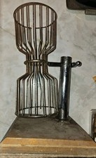 Vintage Chuck-A-Luck Caged Dice Gambling Device Game PARTS ONLY EXACTLY AS SHOWN picture