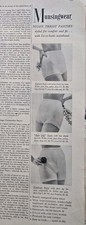 1956 Women's Munsingwear Nylon Brief Baby Doll French Cut Panties Vintage Ad  picture