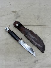 Vintage 1930s / 40s Case XX Fixed Blade Knife With Leather Sheath (II569 picture