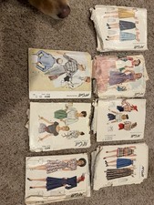 Lot 7 Vintage McCall Sewing Patterns 1940s Dresses Blouses Skirts Sportswear picture