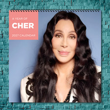 Cher 2027 Wall Calendar 12 Month Celebrity Photo Fan Collectible picture